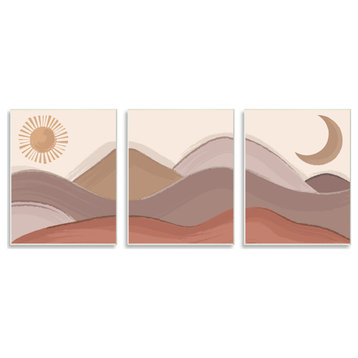 Sun and Moon Desert Sand Hills Natural Dunes, 3pc, each 10 x 15