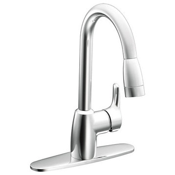 Baystone Pull-Out Spray Kitchen Faucet, Duralock Technology/Optional Escutcheon