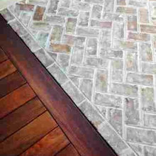Brick floor