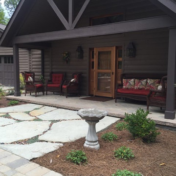 Pathway & Entry Landscape (before and after)