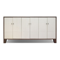 HOLLY HUNT STANDARD ROSEWOOD & PARCHMENT "PORTALIS" BUFFET - Products