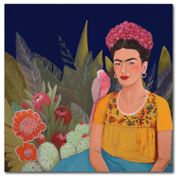 Sylvie Demers 'Frida A Casa Azul Revisitated' Canvas Art, 18 x 18