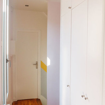 Conseil couleur et matériaux - Maison familiale de 3 étages à Saint-Ouen