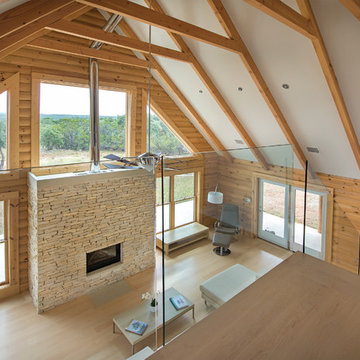 Log Home Living Areas