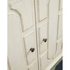 Bowery Hill Modern / Contemporary Wood Off White Accent Cabinet
