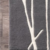 Hand-Tufted Contemporary Desire Rug, Gray, 8'3"x11'