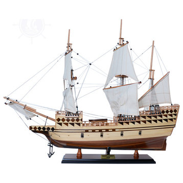 May Flower Medium Museum-quality Fully Assembled Wooden Model Ship