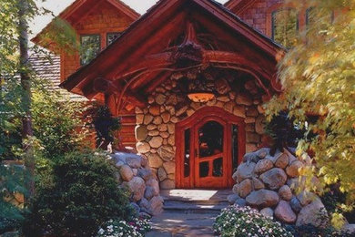Eclectic exterior home photo in Other