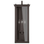 Capital Lighting - Capital Lighting 934641OZ Hunt - 29" 4 Light Outdoor Wall Mount - 4-light wall mount with Black finish and Clear. "RHunt 29" 4 Light Out Oiled Bronze Clear G *UL: Suitable for wet locations Energy Star Qualified: n/a ADA Certified: n/a  *Number of Lights: Lamp: 4-*Wattage:60w E12 Candelabra Base bulb(s) *Bulb Included:No *Bulb Type:E12 Candelabra Base *Finish Type:Oiled Bronze