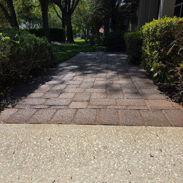 Driveway Paver Cleaning, Re-Sanding & Sealing in Ormond Beach FL