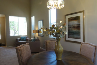 Transitional home design photo in Phoenix