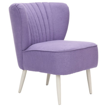 Safavieh Morgan Accent Chair, Lavender, Eggshell