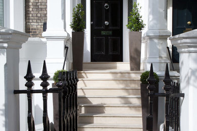 Traditional entryway in London.