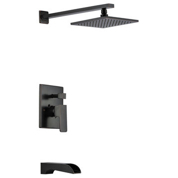 Mezzo Series 1-Handle 1-Spray Tub and Shower Faucet, Oil Rubbed Bronze