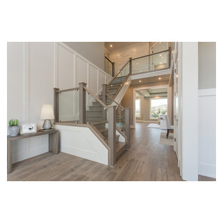 Transitional Custom Family Home - Transitional - Hall - by Icon ...