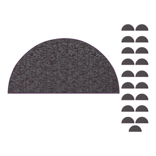 Furnishmyplace Modern Indoor/Outdoor Rug, Set of 20, 18