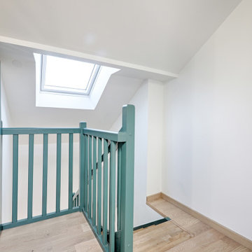 Surélévation et extension d'une maison meulière à Saint Maur