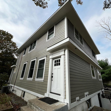 Siding Installation - James Hardie Lap Siding in Aged Pewter