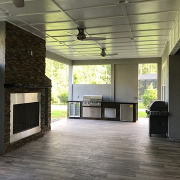 Peng covered lanai/ Summer kitchen