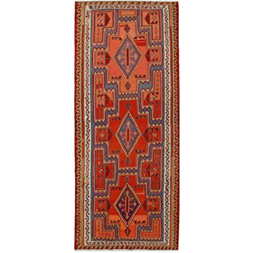 Persian Kilim Fars Azerbaijan Antique 12'8"x5'4"