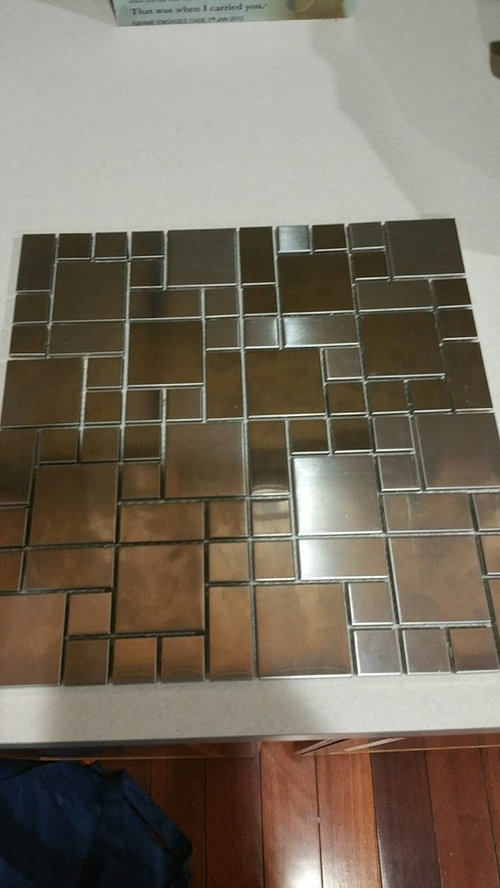 Need help selecting grout for my stainless steel backplash for kitchen