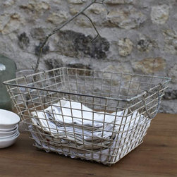 Vintage Oyster Basket - Baskets