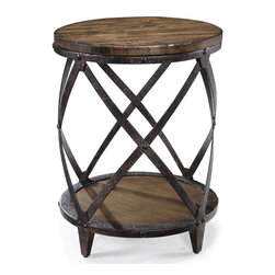 Mountainier Round End Table - Side Tables And End Tables