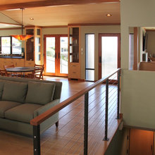 Stair railing livingroom