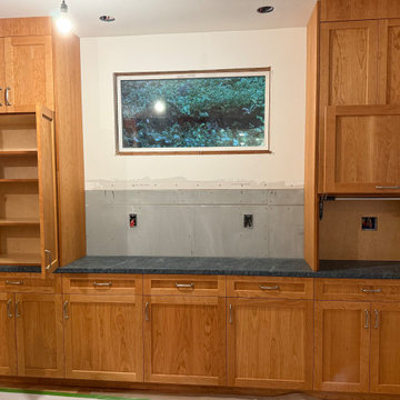 Classic Meets Contemporary: Cherry Wood Kitchen Cabinets