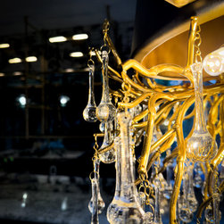 Timeless Luxury: Bringing a European-Inspired Kitchen to Life - Chandeliers