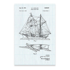Model Sailing Ship Poster Print Nautical Gifts Pirate Ship Model Boat Royal Navy
