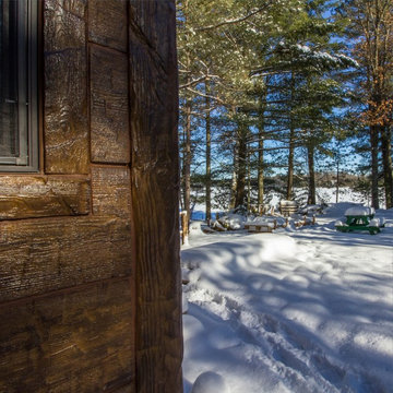 Concrete Log Siding Homes