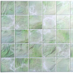Dundee Deco - Shades of Green Pearl Squares 3D Wall Panels, Set of 5, Covers 25.6 Sq Ft - Dundee Deco's 3D Falkirk Retro are lightweight 3D wall panels that work together through an automatic pattern repeat to create large-scale dimensional walls of any size and shape. Dundee Deco brings a flowing, soothing texture with a touch of luxury. Wall panels work in multiples to create a continuous, uninterrupted dimensional sculptural wall. You can cover an existing wall with wall tiles or disguise wallpaper or paneled wall. These modern wall tiles create a sculptural and continuous dimensional surface to any room setting through patterning. Dundee Deco tile creates a modern seamless pattern on a feature wall or art piece.