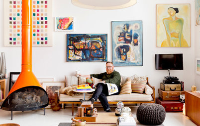 USA Houzz: An Art-Filled Loft Lets the Sunshine In