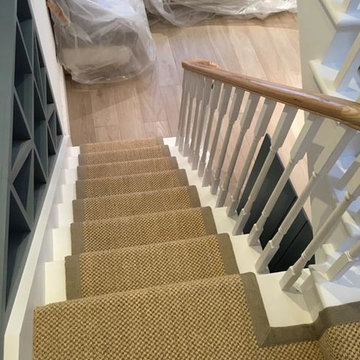 Sisal Carpet to Stairs in West London