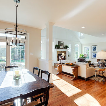 Malvern, PA Home Remodel: Family Room & Breakfast Area