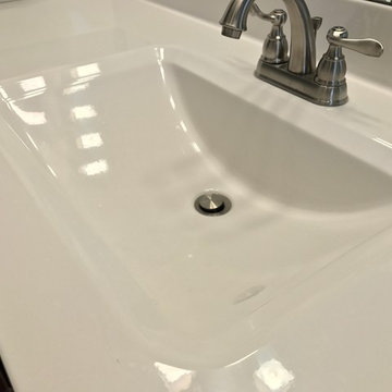 Milan, IL New Construction MSI Quartz Koch Express Cabinets White and Java