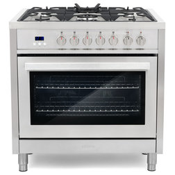 Contemporary Gas Ranges And Electric Ranges by Premium Appliances
