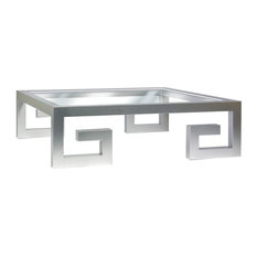 Gl Chrome Coffee Table Modern Tables And Accent Chrome Gl Coffee Table The