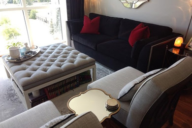 Inspiration for a timeless living room remodel in Edmonton