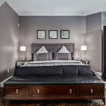 Master bedroom: head on
