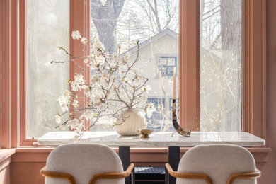 Exemple d'une salle à manger moderne.