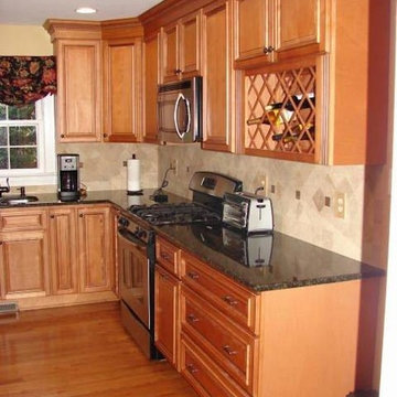 Glazed Honey Maple Cabinets