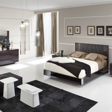 Diamante - Modern Lacquer Made in Italy King Bedroom Set