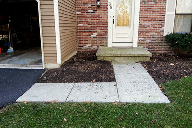 Replace Front Patio and Walk (Before)