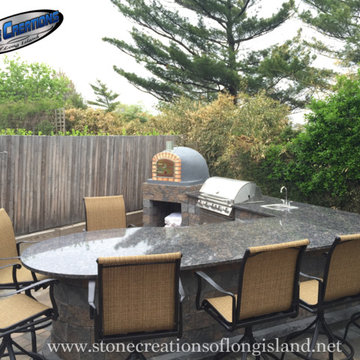 Outdoor Kitchen w/ Wood Burning Pizza Oven, Long Island, N.Y 11710