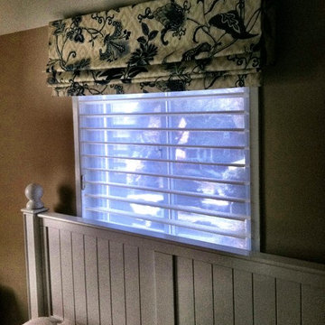 Falls Church | Hunter Douglas Silhouettes and Mock Roman Valance