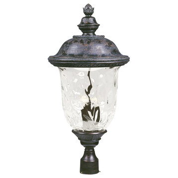 40421WGOB Carriage House VX 3-Light Outdoor Pole/Post Lan in Oriental Bronze