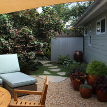 Gravel patio