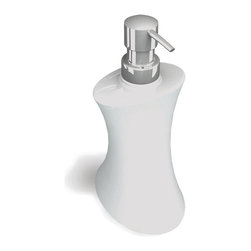 Secret Bath - Secret Bath. White porcelain table soap dispenser. Amara collection - Soap & Lotion Dispensers